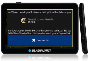 GPS pentru camioane - Blaupunkt TravelPilot 74 Truck EU LMU