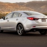 Mazda 6 2015 facelift silver metallic lateral faruri LED