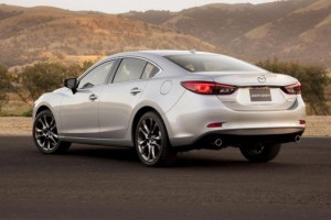 Mazda 6 2015 facelift silver metallic lateral faruri LED