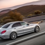 Noul Mercedes C Class 2014 in motion