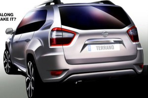 Noul Nissan Terrano spate