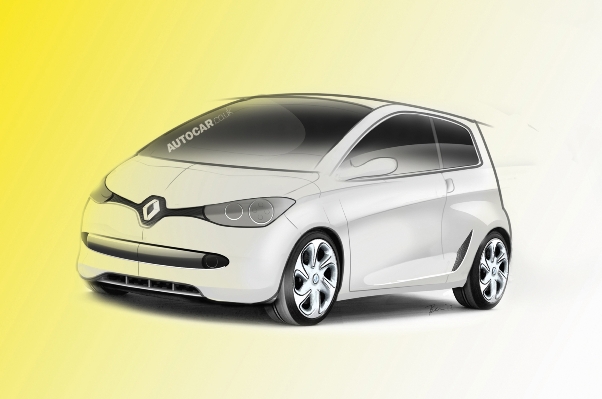 Noul Renault Twingo schita