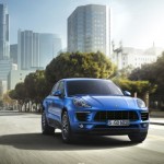 Porsche Macan 2014 blue