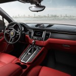 Porsche Macan 2014 interior red