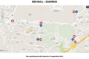 Red Bull Sopabox 2014 - harta restrictii trafic